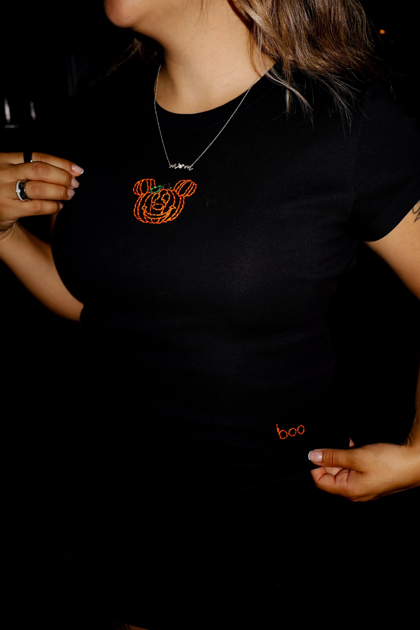 Mickey Pumpkin Mini Tee