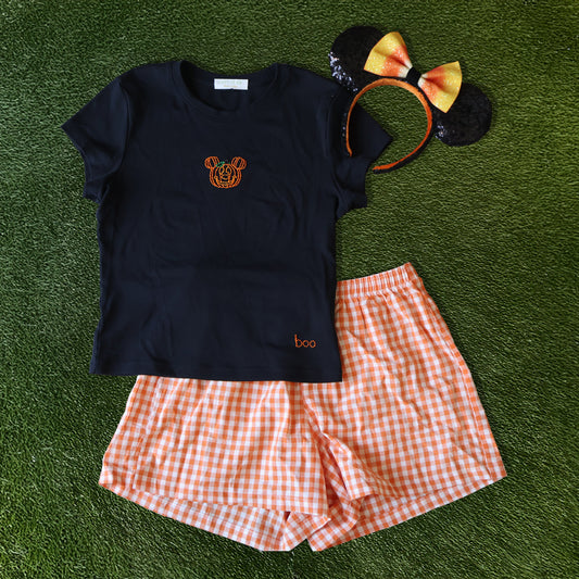 Mickey Pumpkin Mini Tee